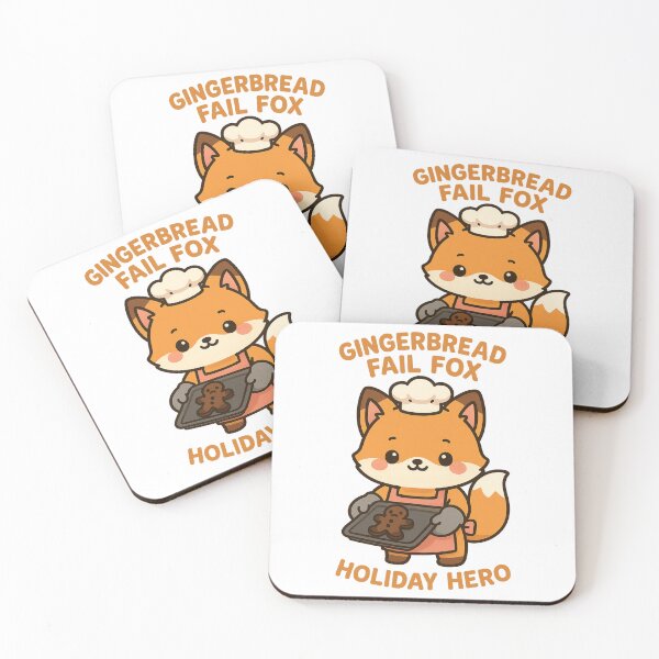 Item preview, Gingerbread Fail Kawaii Fox Christmas designed and sold by TwillTees.