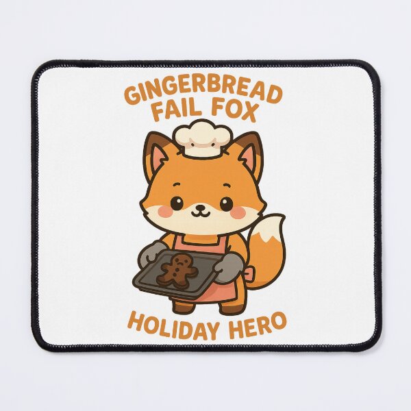 Item preview, Gingerbread Fail Kawaii Fox Christmas designed and sold by TwillTees.