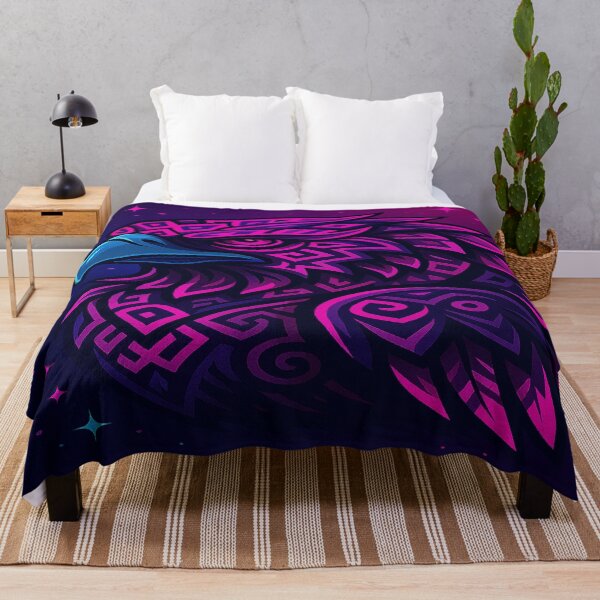 Item preview, Futuristic Tribal Eagle — Magenta Cyber Glow Totem Art | Neon Cyberpunk Bird Illustration designed and sold by AyoubCreativeLab.