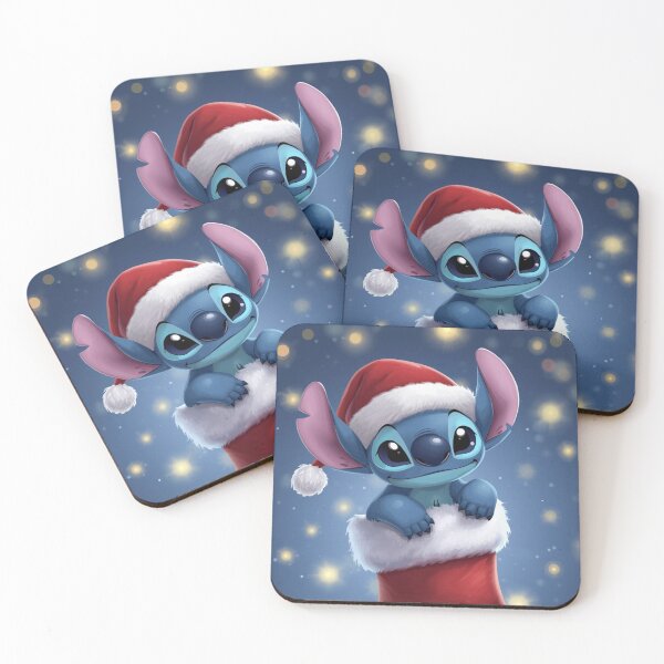 Item preview, Stitch Navideño en Media de Navidad – Ilustración Cute designed and sold by Dream Magic Co.