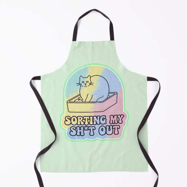 Item preview, Sorting my Sh*t Out Funny Cat  designed and sold by SarcasticNebula.