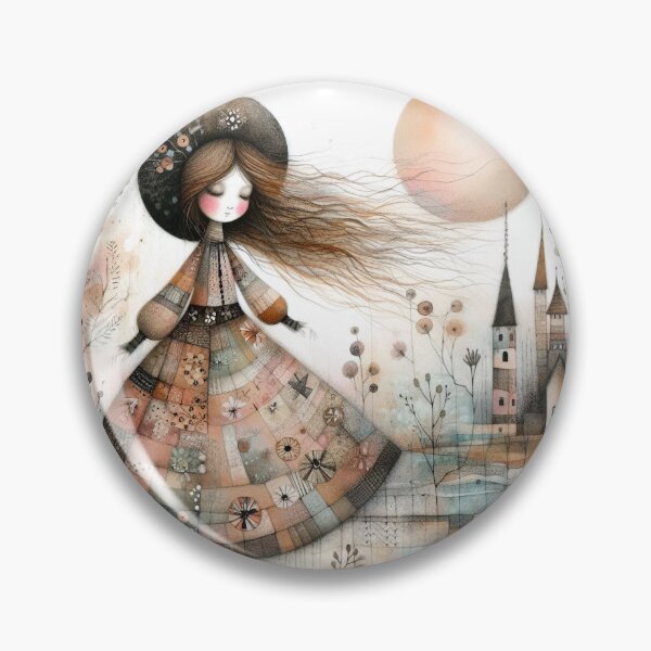 Item preview, Contented Girl designed and sold by Beyondnote-Art.