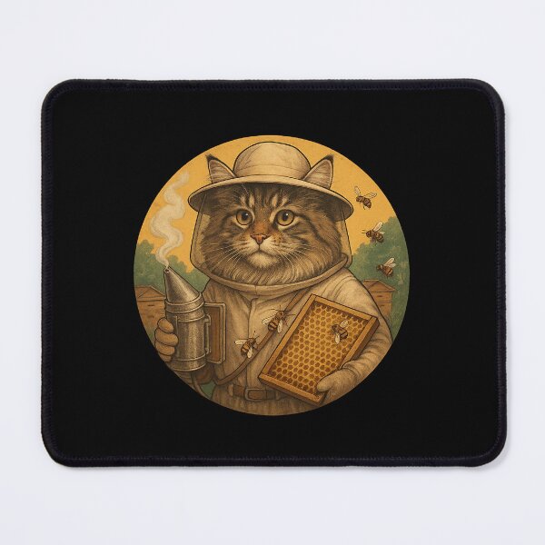 Item preview, Beekeeper Maine Coon Cat designed and sold by Fort Galaxy.