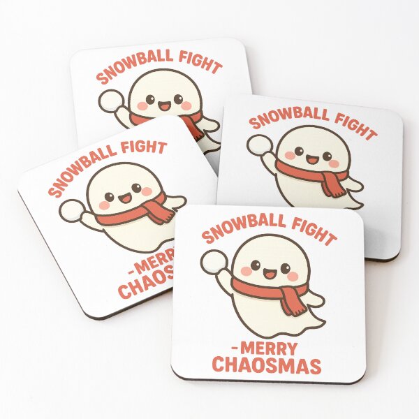 Item preview, Snowball Fight Ghost Christmas Meme designed and sold by TwillTees.