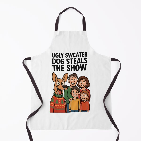 Item preview, Ugly Sweater Dog Family Meme designed and sold by TwillTees.