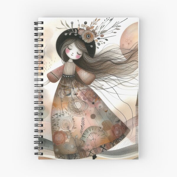 Item preview, Contented Girl designed and sold by Beyondnote-Art.