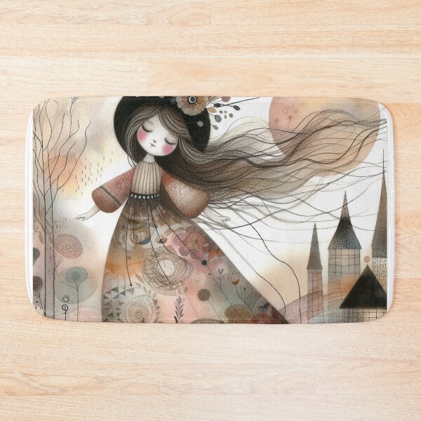 Item preview, Contented Girl designed and sold by Beyondnote-Art.