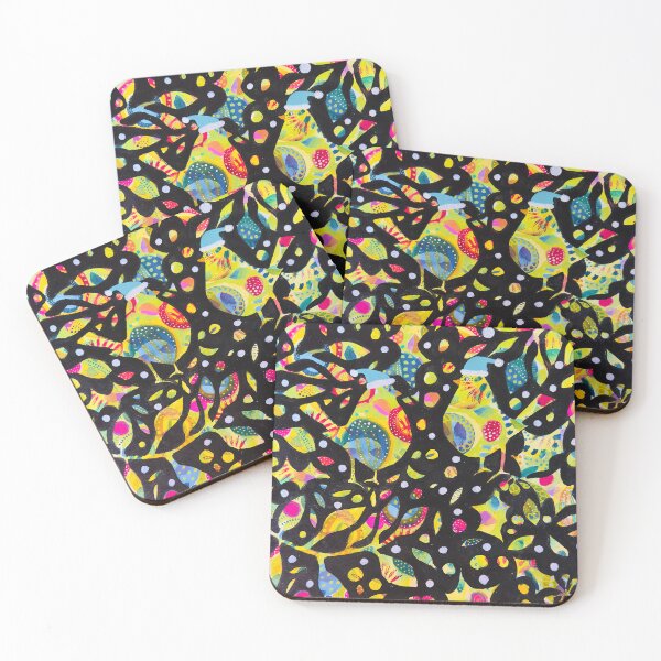 Item preview, Colourful Christmas Robins designed and sold by PeasandPaint.