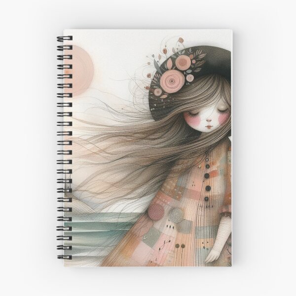 Item preview, Contented Girl designed and sold by Beyondnote-Art.