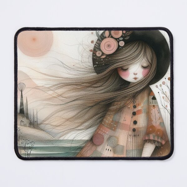 Item preview, Contented Girl designed and sold by Beyondnote-Art.