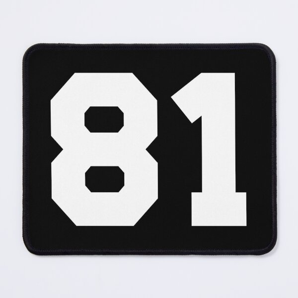 Item preview, 81 Jersey (black and white) designed and sold by PoliteAdjacent.