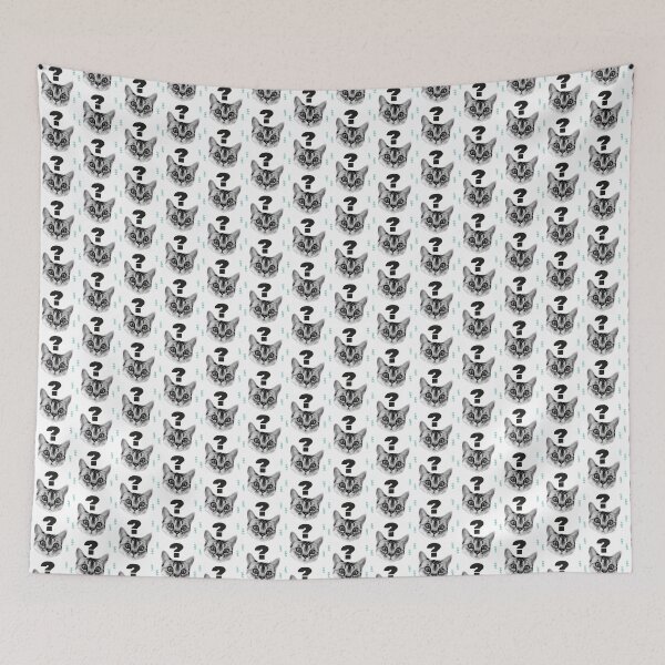 Item preview, Confused cat, perfect for cat lovers designed and sold by Decorador de Corazones.