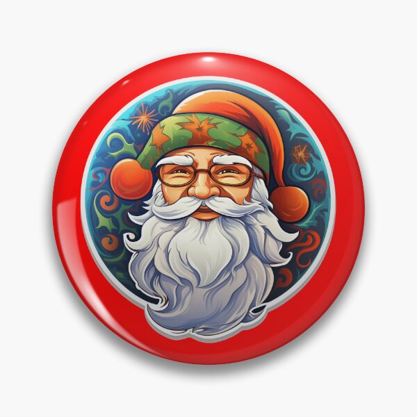 Item preview, Cozy Santa Claus with Festive Hat – Whimsical Christmas Art designed and sold by RBCreates.