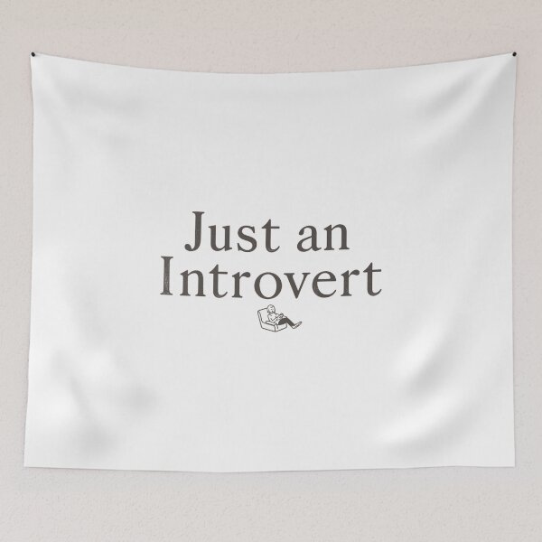 Item preview, Just an Introvert Minimal Typography designed and sold by RED-MOUSE.