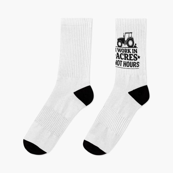 Item preview, I Work In Acres Not Hours designed and sold by CloudyPress.