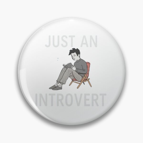 Item preview, Just an Introvert Cozy Illustration designed and sold by RED-MOUSE.