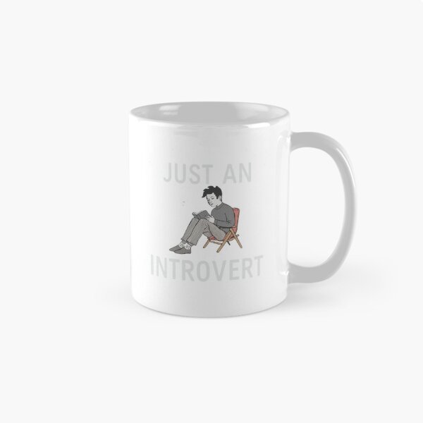 Item preview, Just an Introvert Cozy Illustration designed and sold by RED-MOUSE.