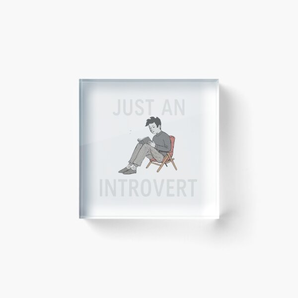 Item preview, Just an Introvert Cozy Illustration designed and sold by RED-MOUSE.