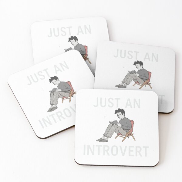 Item preview, Just an Introvert Cozy Illustration designed and sold by RED-MOUSE.