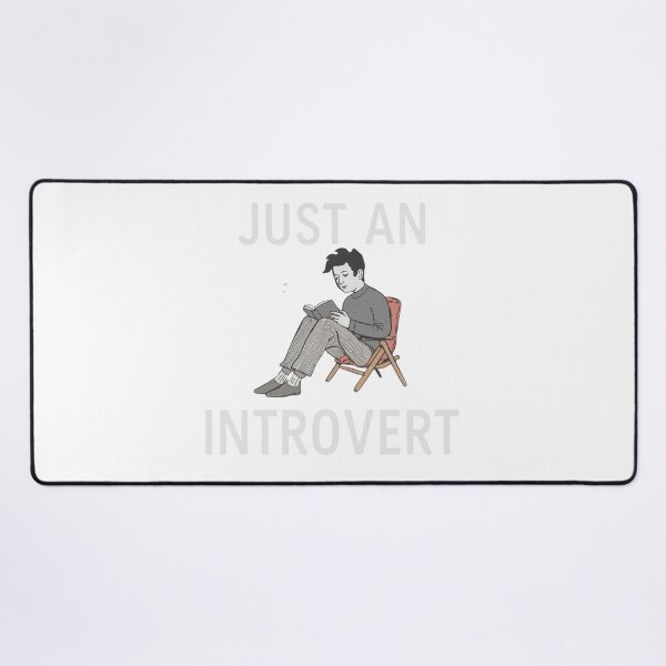Item preview, Just an Introvert Cozy Illustration designed and sold by RED-MOUSE.