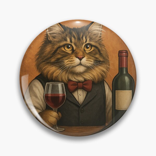 Item preview, The Fluffy Wine Steward designed and sold by Fort Galaxy.