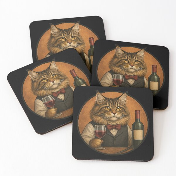 Item preview, The Fluffy Wine Steward designed and sold by Fort Galaxy.