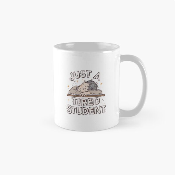 Item preview, Just a Tired Student Illustration designed and sold by RED-MOUSE.