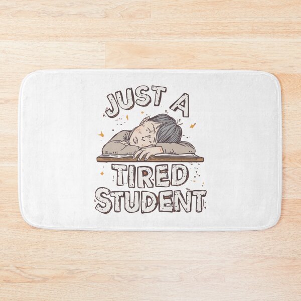 Item preview, Just a Tired Student Illustration designed and sold by RED-MOUSE.