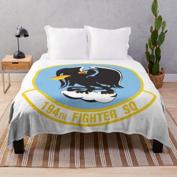 Item preview, 194th Fighter Squadron Patch - Black Eagle and Flame Insignia designed and sold by CharlieDesings.