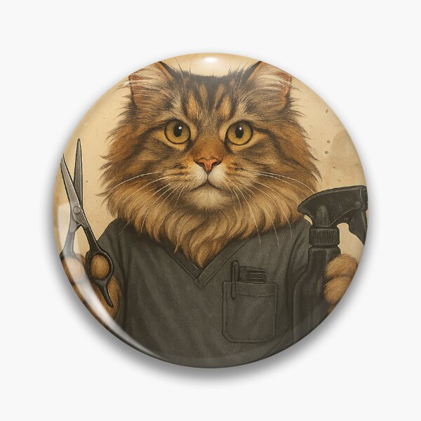 Item preview, The Fluffy Barber designed and sold by Fort Galaxy.