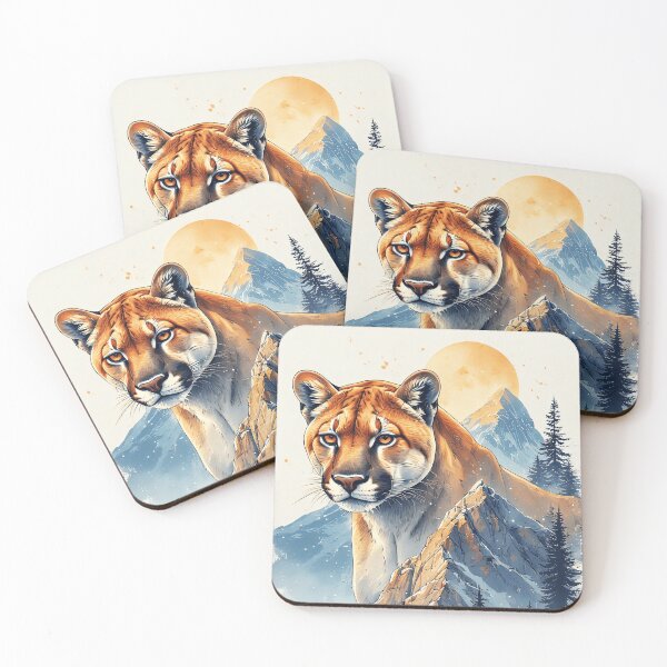 Item preview, lone cougar designed and sold by aliraweb.