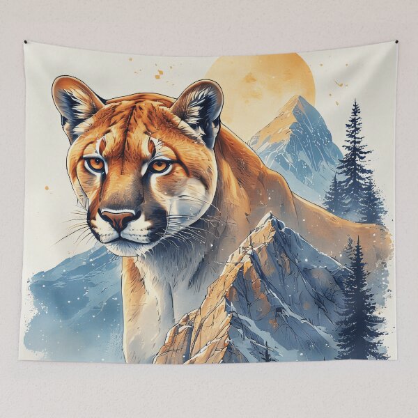 Item preview, lone cougar designed and sold by aliraweb.