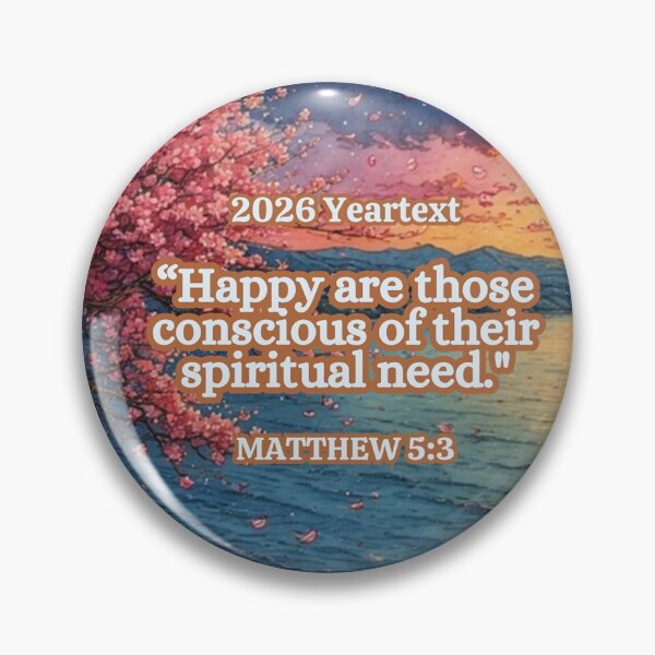 Item preview, 2026 Yeartext JW, Peaceful Spring  designed and sold by IvaRenee.