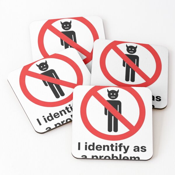 Item preview, "I Identify As A Problem" designed and sold by King Arthur's Hall.