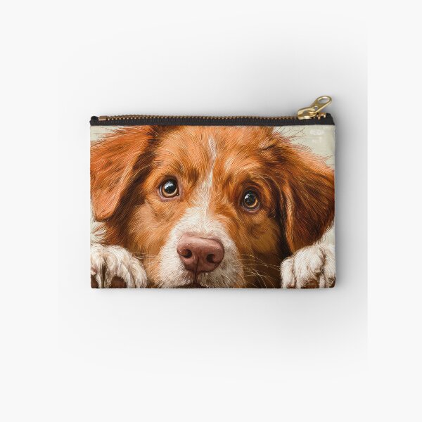 Item preview, Nova Scotia Retriever Peeking over Wall 01 designed and sold by Elisabeth Lucas.
