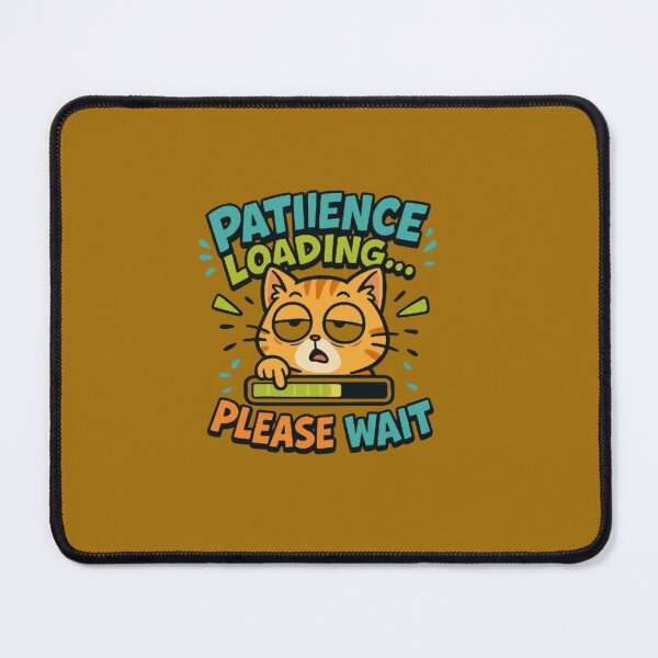 Item preview, Brown Cat Patience Loading Wait Calm Color Harmony designed and sold by Kony83.