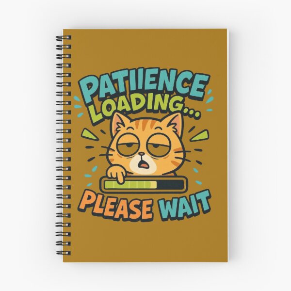 Item preview, Brown Cat Patience Loading Wait Calm Color Harmony designed and sold by Kony83.
