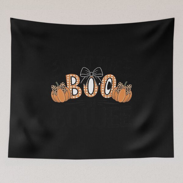 Item preview, I Put The Boo in Boujee Coquette Bow Pumpkin Happy Halloween designed and sold by ShelFisher.