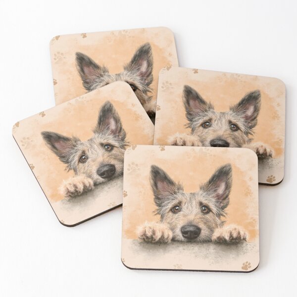 Item preview, Picardy Shepherd Peeking overWall 01 designed and sold by Elisabeth Lucas.