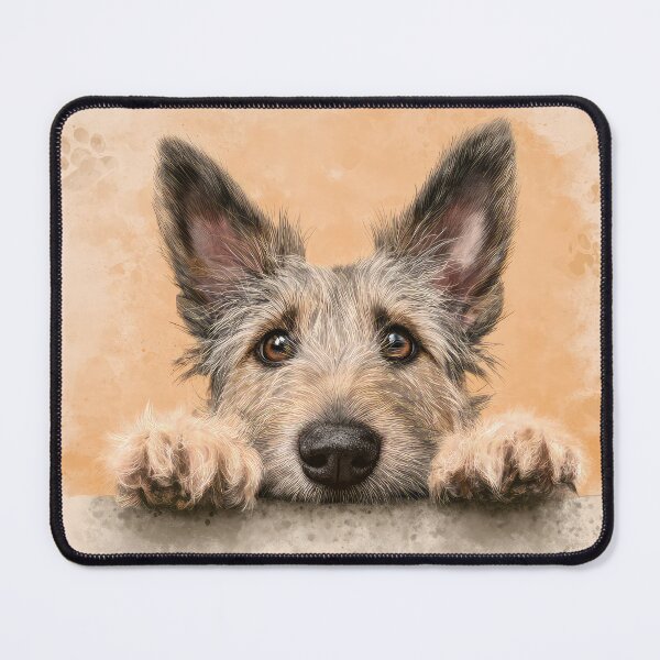 Item preview, Picardy Shepherd Peeking overWall 01 designed and sold by Elisabeth Lucas.