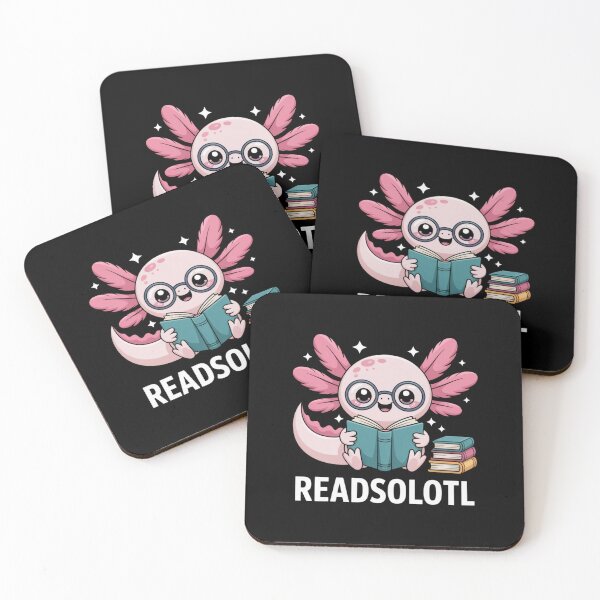 Item preview, Readsolotl Axolotl Bookworm Reader designed and sold by Gogetgiggles.