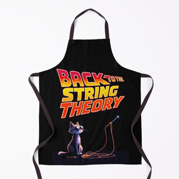 Item preview, Back to the String Theory Cat, designed for black fabrics designed and sold by SteadyRolling.