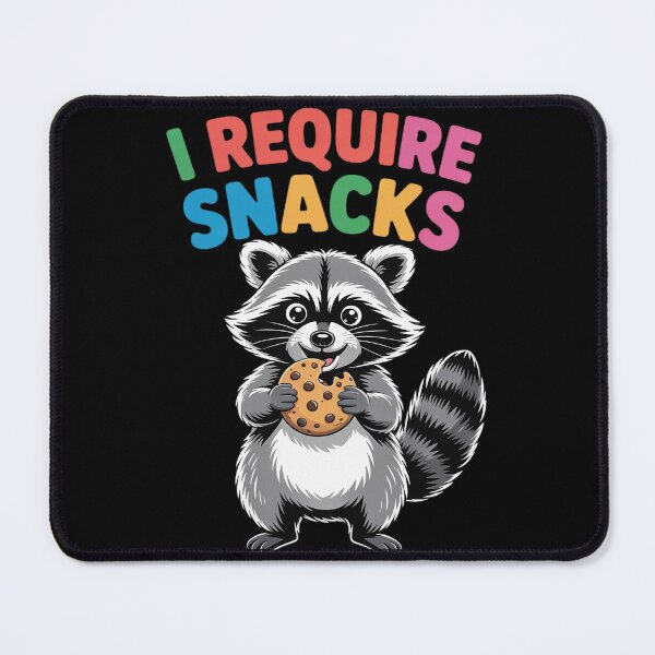 Item preview, I Require Snacks Raccoon Christmas designed and sold by Sandrhaus.