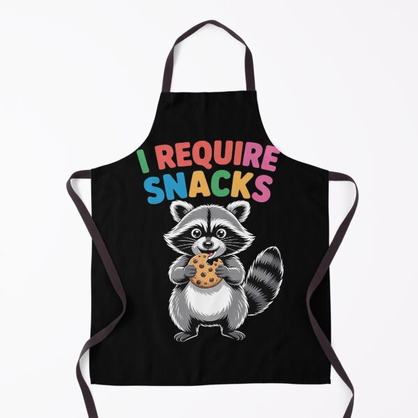 Item preview, I Require Snacks Raccoon Christmas designed and sold by Sandrhaus.
