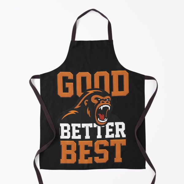 Item preview, Good Better Best – Inspirational Gorilla Motivational Quote for Gym, Sports, Football & Fitness designed and sold by dreamprinthq.