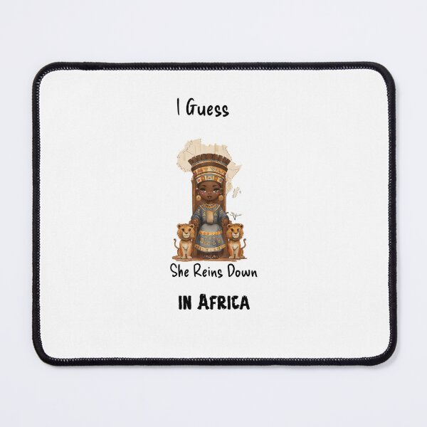 Item preview, I Guess She Reins Down In Africa Misheard Lyric designed and sold by ArtisticDesignsbyLinda.