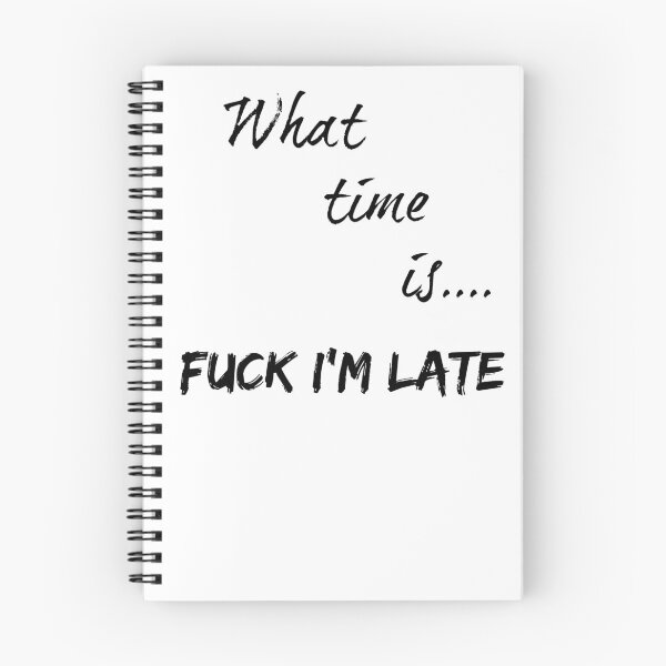 Item preview, What Time Is... Fuck I'm Late Clock designed and sold by LouisianaLady.