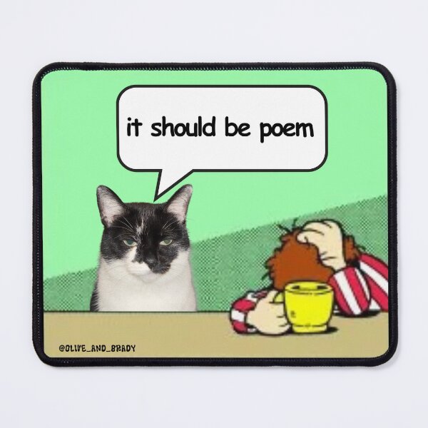 Item preview, It Should Be Poem (Original 4) designed and sold by olive.internet.