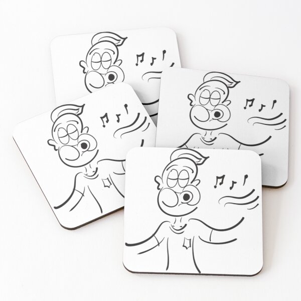 Item preview, Little Peanut People - Whistling Cartoon Character – Musical Doodle Art designed and sold by TT Design & Creative Studio.