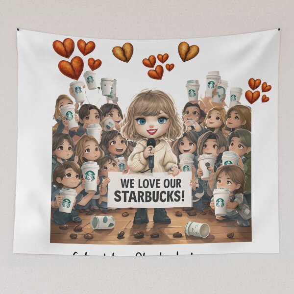 Item preview, Got A Lot Of Starbucks Lovers Misheard Lyric designed and sold by ArtisticDesignsbyLinda.